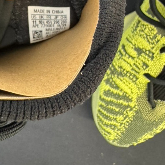 Size 11 - adidas Yeezy Basketball Knit Energy Glow